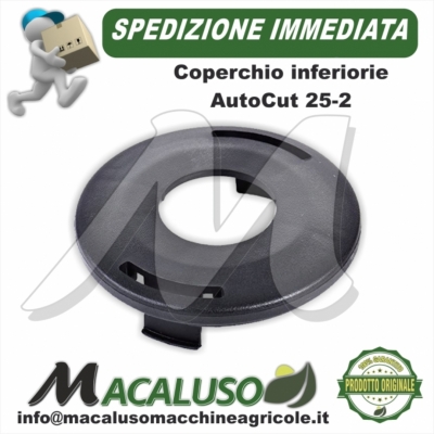 Coperchio inferiore plastica Stihl testina AutoCut 25-2 40027139708 portafilo nylon