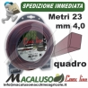 Filo nylon decespugliatore Coex Line Quadro da mm 4,0 x 23 metri valva PROFESSIONALE