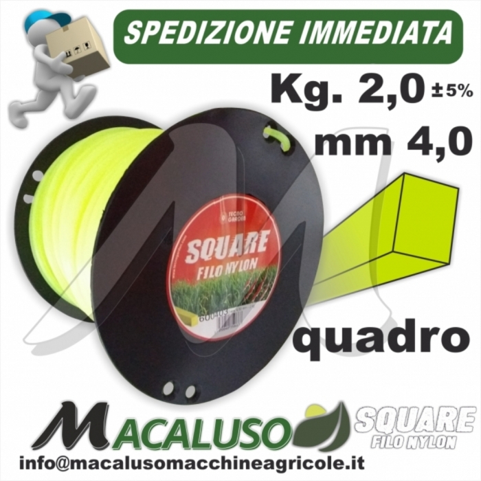 Filo Quadro da mm.4,0 X Kg. 2 (PREZZO OFFERTA)