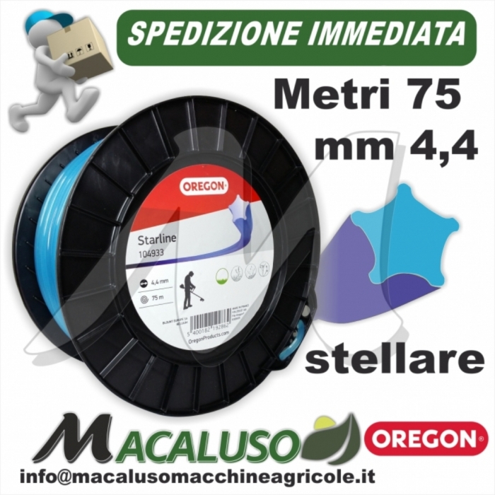 Filo Oregon Starline stellare da mm.4,4 x 75 metri