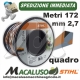 Filo nylon Stihl CF3 Pro quadrato da mm. 2,7 x 172 mt 00009304314 decespugliatore