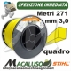 Filo nylon Stihl quadrato da mm. 3,0 x 280 mt 00009302620 decespugliatore