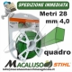 Filo nylon Stihl quadrato mm. 4,0 x 28 metri 00009303611 decespugliatore