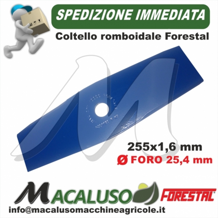 Disco 2 denti Forestal 255x25,4,x1,6 