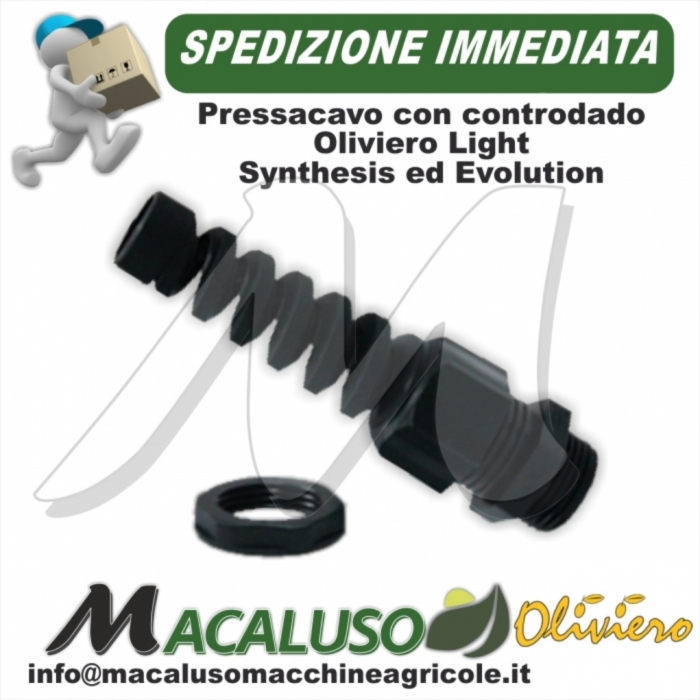 Pressacavo con controdado Oliviero Light 