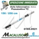 Asta Campagnola telescopica T2 medium cm.150-250 in alluminio con impugnatura 0165.0921