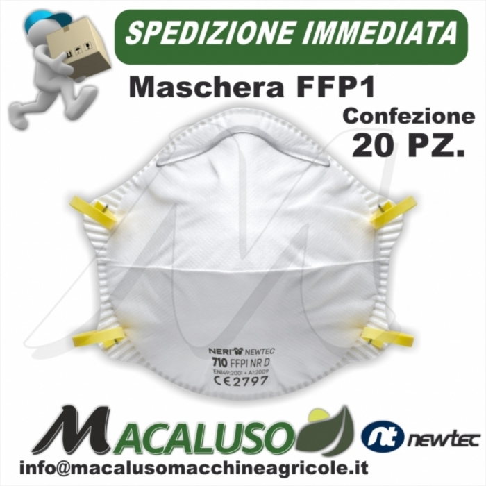 Mascherina Newtec 710 - cofezione da 20 Pezzi -