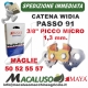 Catena Motosega Diamantata Maya Picco Duro Widia Passo 91 3/8" 1,3 mm 50 52 55 57 maglie