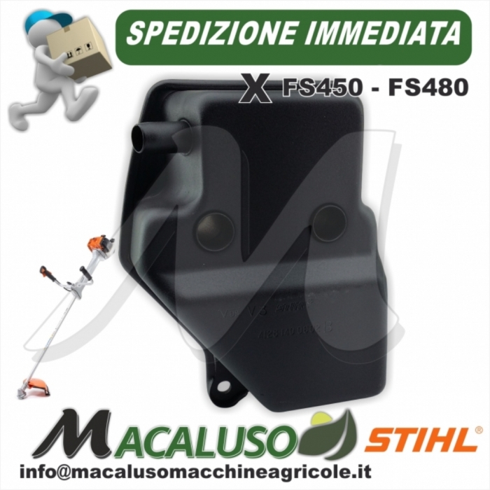 Marmitta per decespugliatore Stihl FS450 (vedi migliori dettagli)