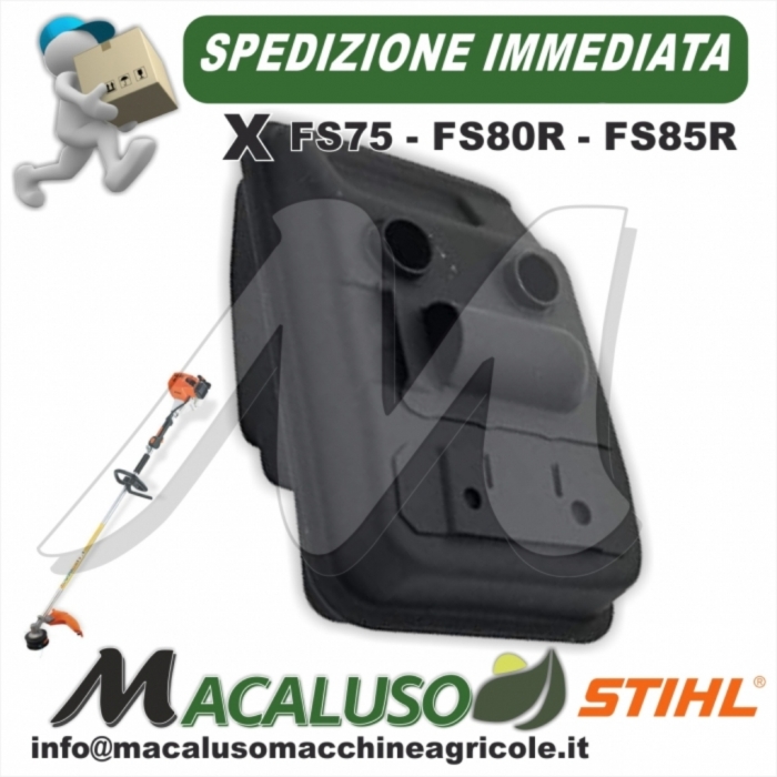 Marmitta completa di guarnizione per decespugliatore Stihl FS80 Art.41371400602
