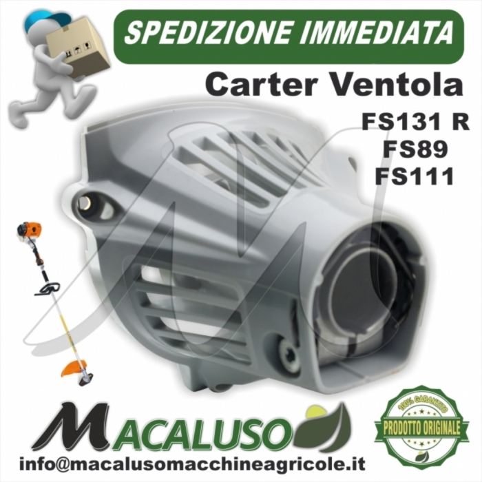 Carter ventola decespugliatore Stihl FS89 FS131 HT103 scatola frizione carenatura trasmissione 41800801819