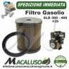 Filtro nafta motore lombardini 6LD 360 400 435 520 530 cartuccia gasolio 6ld360 6ld400 6ld435