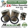 Filtro nafta motore lombardini 6LD 360 400 435 520 530 cartuccia gasolio 6ld360 6ld400 6ld435 2 pezzi