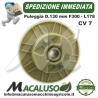 PULEGGIA AVVIAMENTO 130 mm. MOTORE DIESEL 7 CV RAMNAY F300 LAUNTOP L178