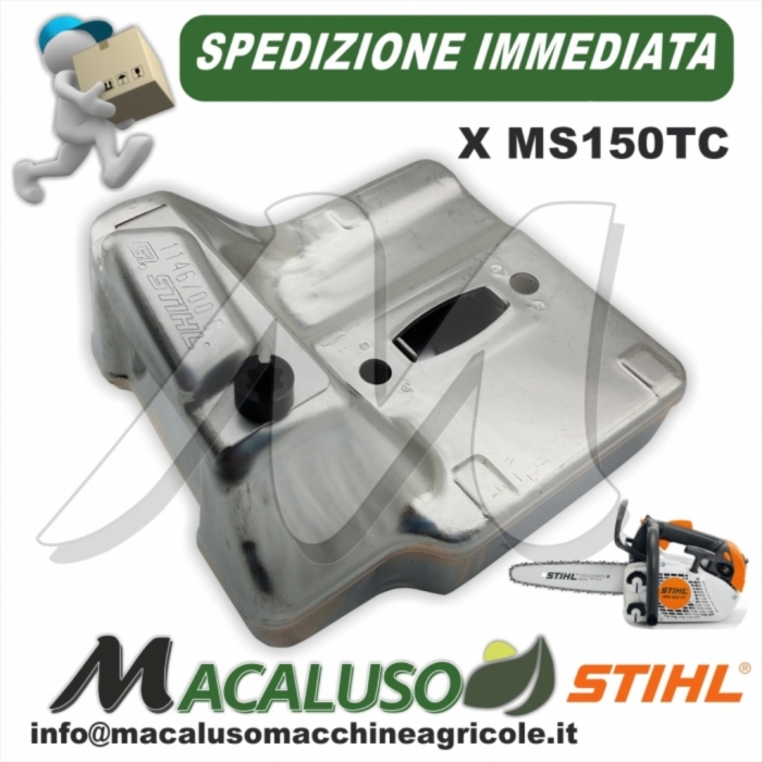 Marmitta ispezionabile motosega Stihl MS150 MS150TC scarico silenziatore 11461400600