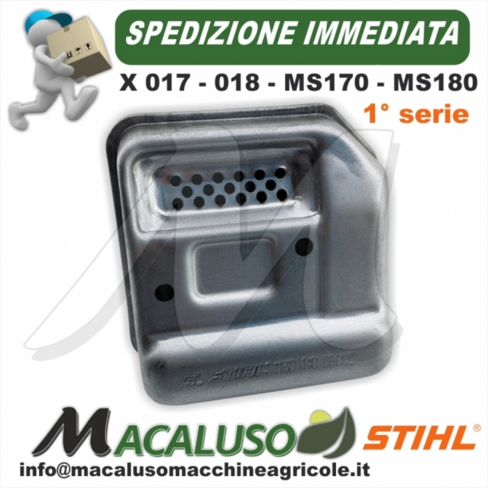 Marmitta per motosega Stihl MS 170 - 180 