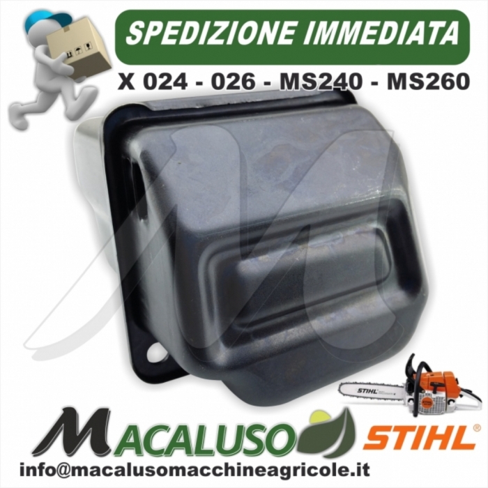 Marmitta per motosega Stihl MS260 art.11211400604