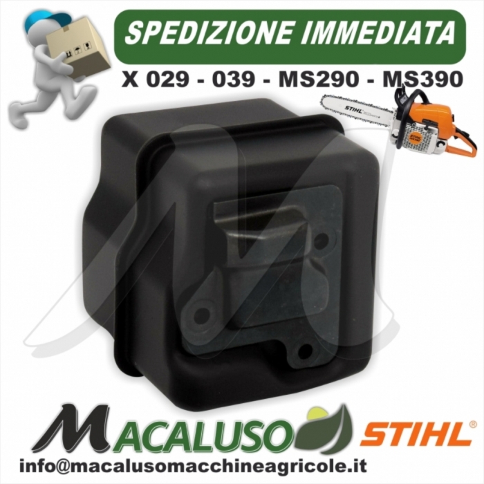 Marmitta motosega Stihl MS290 MS310 MS390 scarico silenziatore 11271400601