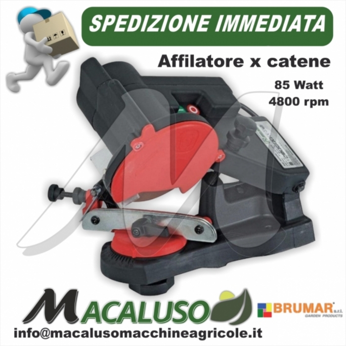 Affilacatene elettrico affilatore catena motosega 2002B BRUMAR 85w 220v