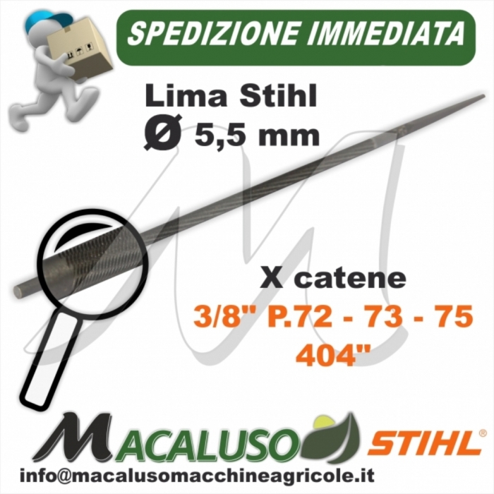 Lima o Tondino Stihl 3/16 mm.4,8