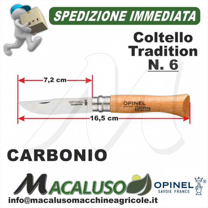 Coltello Opinel Savoiardo lama Inox o acciao al Carbonio Varie misure