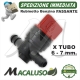 Rubinetto benzina universale passante in linea on off tubo 8 mm moto quad Atv cross