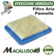 Filtro aria motore Honda e Briggs & Stratton depuratore cartuccia B&S pannello