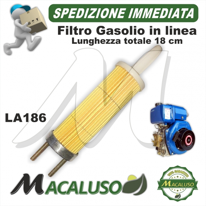 Filtro nafta motore Diesel Kama Kipor Ramnay Launtop LA168 gasolio linea