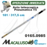 Asta Campagnola telescopica T5 cm. 181 - 317,5 in alluminio innesto rubinetto impugnatura filettata