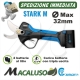 Forbice Elettrica Stark M Campagnola 2 Batterie vigneto uliveto frutteto pota puta potatura 2,5 Ah 14,4 Volt