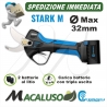 Forbice Elettrica Stark M Campagnola 2 Batterie vigneto uliveto frutteto pota puta potatura 2,5 Ah 14,4 Volt
