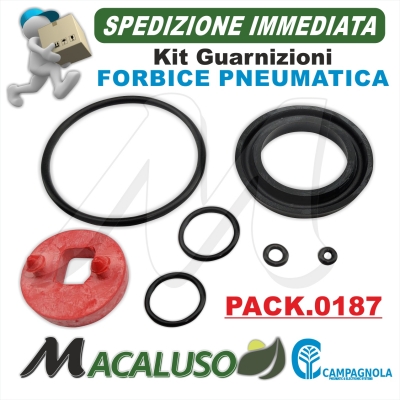 Kit guarnizioni Forbice Campagnola Super St SF-CE-Doppio Taglio serie gommini riparazione PACK0187