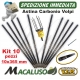 Kit 10 Asta carbonio abbacchiatore Volpi Giulivo 10 x 365 astina rebbio bacchetta Oliviero 701 2