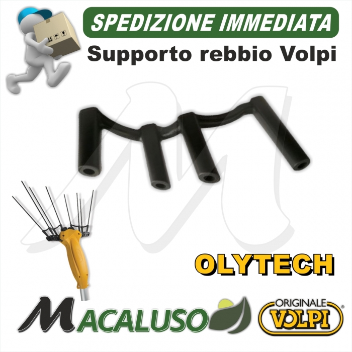 Portarebbio abbacchiatore Volpi Olytech 405 505 605 405106 porta rebbio rinforzo astina