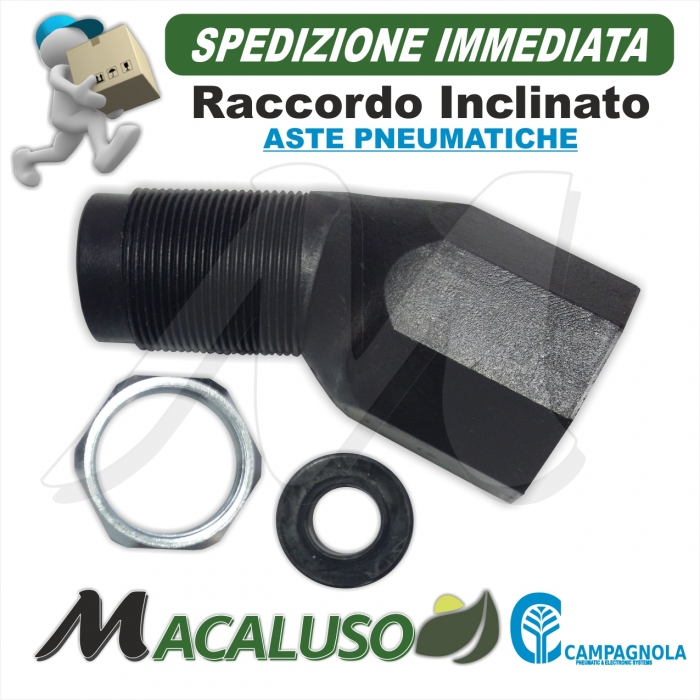Adattatore inclinato filettato Campagnola x asta abbacchiatore e forbici ad aria compressa PACK0921