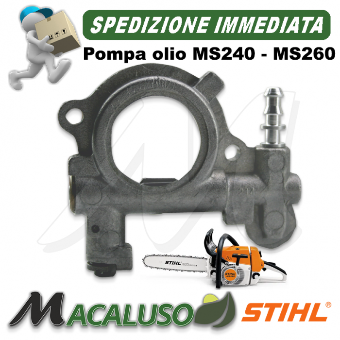 Pompa olio Motosega Stihl MS240 - MS260 art.11216403203