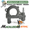Pompa olio Motosega Stihl MS240 MS260 11216403203