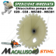 Ruoa dentata pompa olio motoseghe Stihl 028 038 048 MS380 MS381 chiocciolina ingranaggio