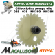 Ruoa dentata pompa olio motoseghe Stihl 028 038 048 MS380 MS381 chiocciolina ingranaggio