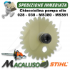 Ingranaggio pompa olio motoseghe Stihl 028 038 048 MS380 MS381 chiocciolina ruota dentata