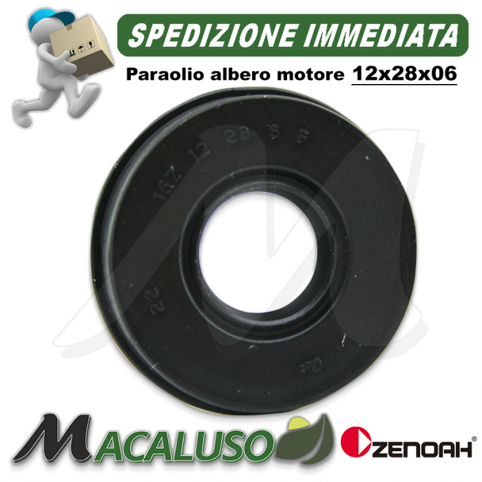 Paraolio doppio labro motosega G2500 Zenoah 12x26x6 ZT204121220