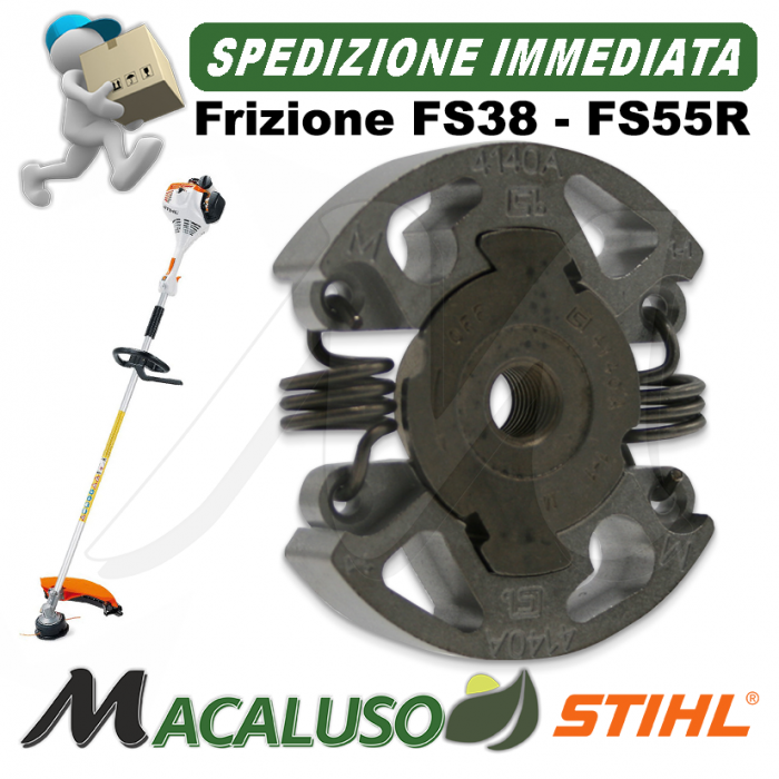 Frizione completa per decespugliatore Stihl FS38 FS70 art.41401602005