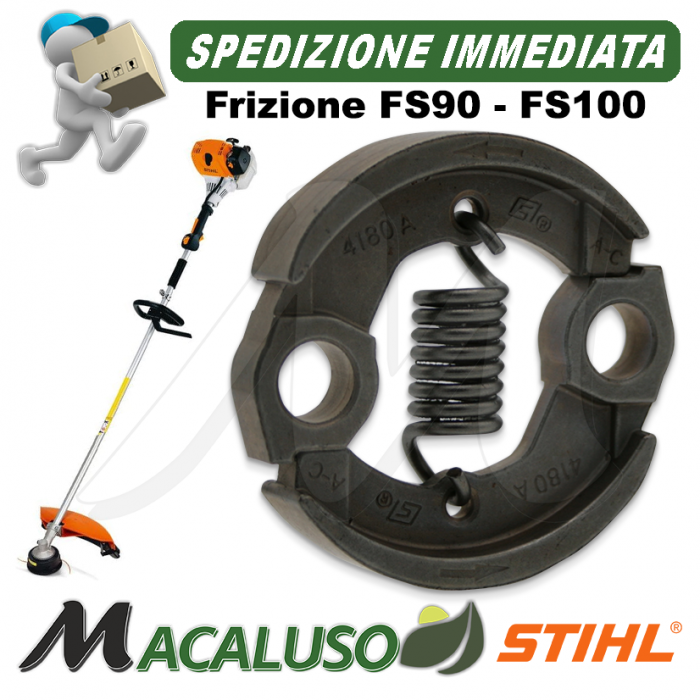 Frizione decespugliatore Stihl FS87 FS90 FS100 FS130 KM90 KM100 41801602000 completa
