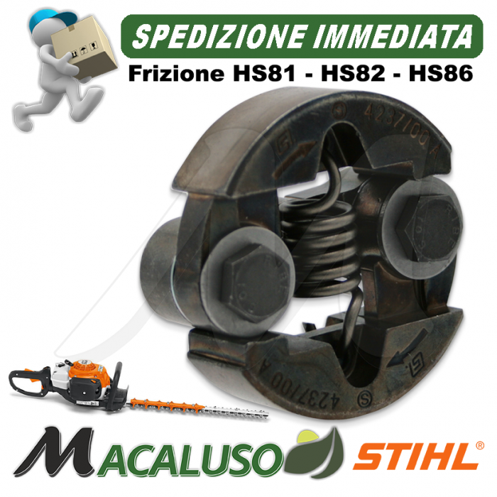 Frizione completa tagliasiepi Stihl HS81R HS81T HS82R HS82T HS86R HS86T HS87R HS87T 42371602001