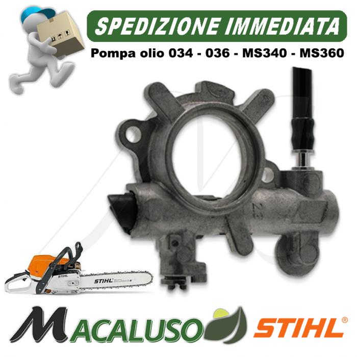 Pompa olio Motosega Stihl 034 - 036 - MS340 - 360