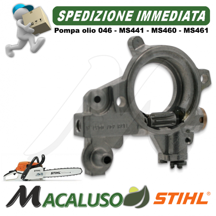 Pompa olio Motosega Stihl 046 MS441 MS460 MS461 11286403206