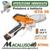Potatore Stihl GTA 26 seghetto taglia rami rifinitore motosega batteria GTA26