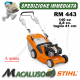 Rasaerba Stihl 4 tempi benzina RM 443 a spinta tosaerba taglia erba RM443