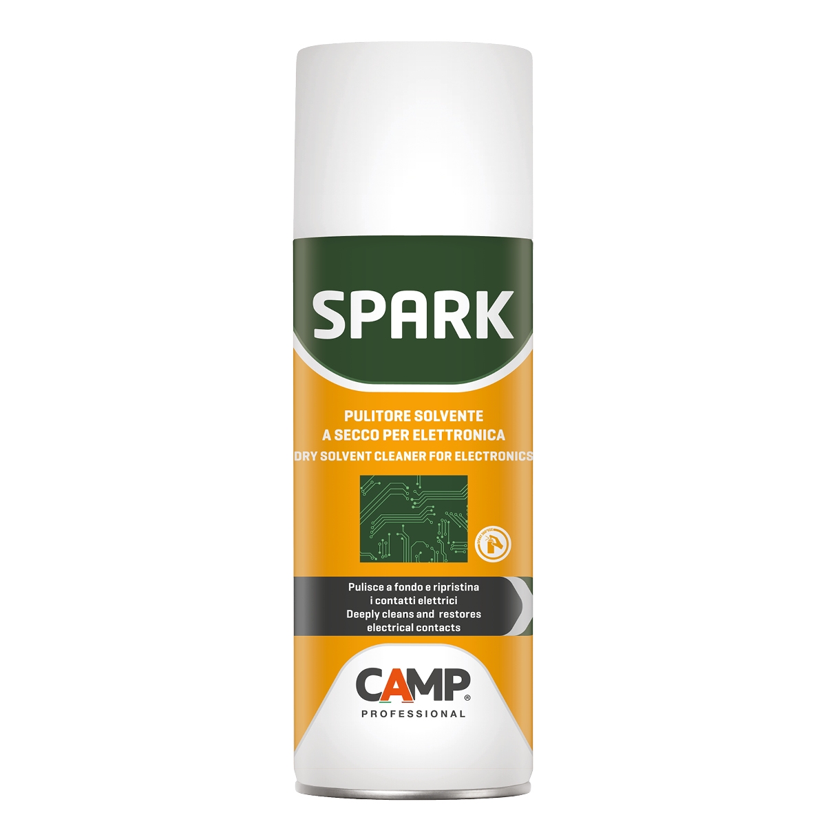 Spray Spark Camp 400 ml pulisci contatti elettrici detergente lubrificante  solvente bomboletta - Macaluso Macchine Agricole
