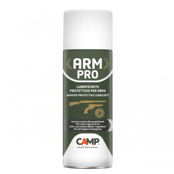 lubrificante protettivo armi spray Camp arm pro 200 ml detergente solvente